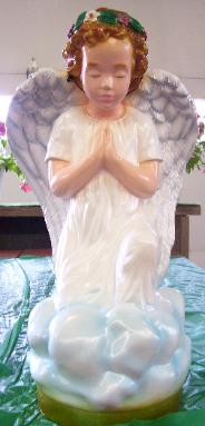 Resin painted statues